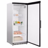 Réfrigérateur de stockage inox PREMIUM – 600 litres – avec 1 porte – intérieur de la porte en plastique