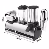 4’ü 1 Arada Çok İşlevli Bar Makinesi - Blender, Buz Kırıcı, Bar Mikseri & Elektrikli Narenciye Sıkacağı - 150 + 750 + 150 + 100W