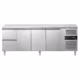 Tavolo refrigerato ECO - 2230x700mm - Ventilata - 553 L - con 3 porte - con 2 cassetti