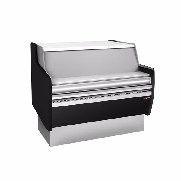 Banco cassa & con LED - 998x953x920mm - Pannello frontale Nero