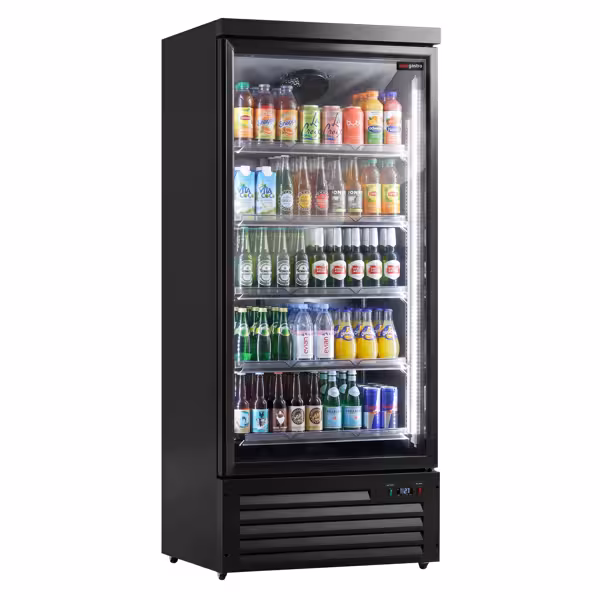 Commercial Beverage Display Fridge - 800 litres - with 1 glass door