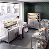 Commercial Countertop Free Standing Gas Twin Tank Fryer - 10+10 litres - 13.8kW