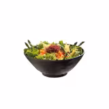 (6 buc) Bol | MARONE - Melamină - 300 ml - rotund - Ø 140 mm - stivuibil; compatibil mașină de spălat vase; nu pentru microunde; nu pentru cuptor; nu pentru flacără directă - Negru/Maroniu