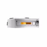 Commercial Italian Electric Pizza Oven 9+9 pizzas Ø33 cm – 400°C – Super‑Crisp humidity exhaust – 400V 3N/PE