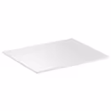 (6 st) GN-bricka ZERO - Melamin - GN 1/2 - Höjd: 15 mm - Vit - Stapelbar