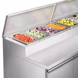 Pizza Hazırlık Buzdolabı PREMIUM - 1795x700mm - 3 Kapılı - 8 x GN 1/3