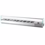 Countertop Prep Well / Refrigerated Topping Unit PREMIUM PLUS - 1976x353mm - 9x GN 1/4