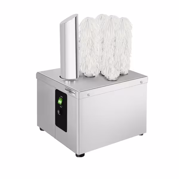 Lasienkiillotuskone - 1,49 kW - kuumailmapuhallin - 5 kiillotusharjaa
