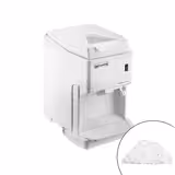 Broyeur à glace - 2,0kg/min - 250W - taille de glace réglable - Blanc - avec bac collecteur 2,5kg