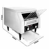 Toaster continuu - 2,2 kW - 300-350 toasts/h