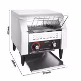 Toaster à convoyeur – 2,2 kW – env. 300–350 toasts/h