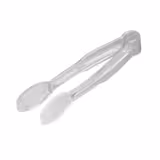(12 pieces) CAMBRO | LUGANO® – Flat Serving Tongs – 150 mm (6\") – Clear – Heat Resistant 99°C – Acetal – Ergonomic Finger Grip