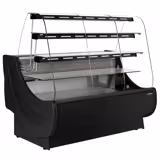 Serve Over Counter - 1600x980mm - with lighting - 3 glass shelves - with cake drawers