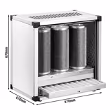 Geurfilterkast zonder motor - 2500m³ - met voor- & actiefkoolfilter