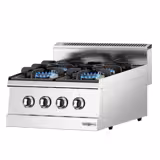 Fourneau à gaz – 13 kW – 4 brûleurs – avec soubassement