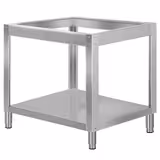Supporto per forno pizza - 990x780x880mm - acciaio inox - compatibile con PDP44, PDP44D & PDP44TC