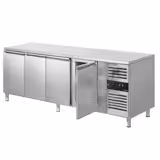 Mrazicí stůl ECO - 2230x700x850 mm - 553 l - s 4 dveřmi