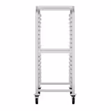 Tray Trolley PREMIUM – 15 Tier - EN 600×400 - Stainless Steel - Easy-Clean