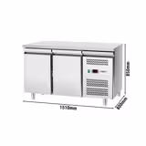 Mesa refrigerada para padaria ECO - 1500x800mm - com 2 portas
