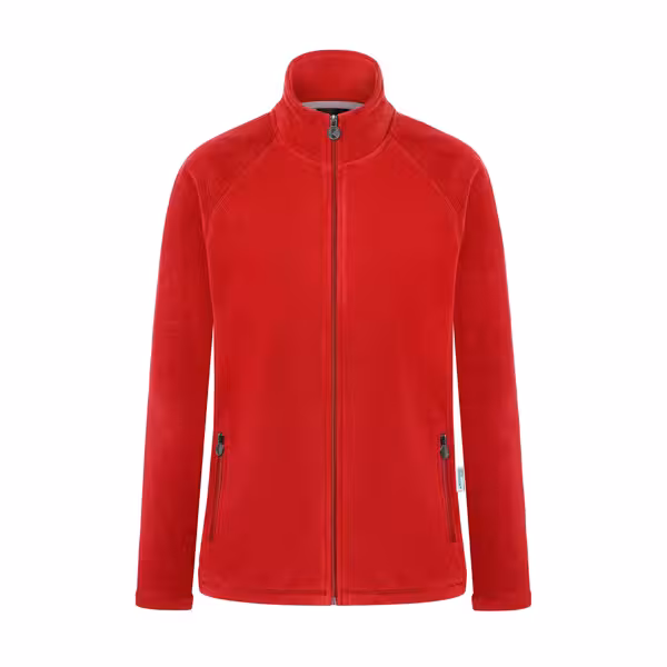 KARLOWSKY | Dames Werkkleding Fleece Jas Warm-Up - Rood - maat: XS