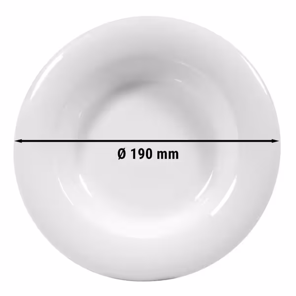 (6 stuks) SELTMANN WEIDEN | Salade bord - Ø 190mm - Wit/Uni