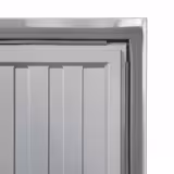 Réfrigérateur inox ECO - 2100 litres - avec 3 portes en inox - intérieur de la porte en plastique