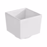 (6 pcs) Dessert Bowl - ASIA PLUS - Melamine - 0.16L - square - 75x75mm - Depth: 65mm - White