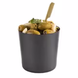 (6 st) Skål - LEVANTE - rostfritt stål - 0,4 l - 85x85x85 mm - stapelbar - svart