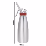 iSi | Gourmet Whip Cream Dispenser – 1 Litre – Stainless Steel