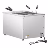 Vařič těstovin - 25 L - 3,25 kW - s vypouštěcím kohoutkem - vč. 3 košů