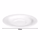 (6 pcs) SELTMANN WEIDEN | Porcelain Saucer Set – Meran Basic – Ø 162 mm