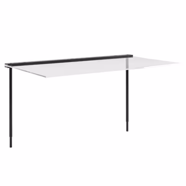 Proteção higiénica VALO - Acrílico & metal - 605x365x335mm - Preto - compatível com 14030