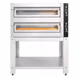 Elektro Pizzaofen - 6+6x 30cm (Breit) - Manuell - inkl. Untergestell