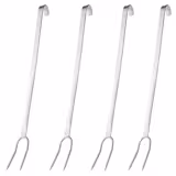 (4 st) Trancherings-/köttgaffel - 2-tandad - Längd: 615 mm