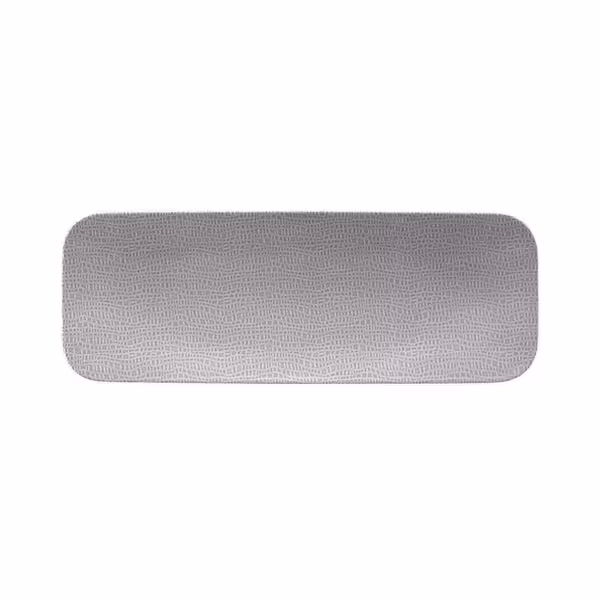 (2 pcs) SELTMANN WEIDEN | Rectangular Coupe Plate – Flat – Porcelain – 350×200 mm – Grey
