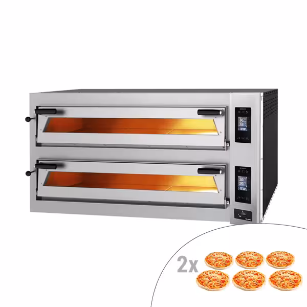 Cuptor pentru pizza 6 + 6 х 35 сm (lăţime)