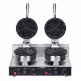 Zubereitungstisch - 1210mm - 4 Schubladen - für 9x GN 1/6 - inkl. Waffeleisen - Herzform