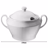 (6 stuks) MIX & MATCH - Soepkom - 3900 cc - Wit