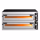 Elektryczny Piec do pizzy - 2 x 9 x Ø35cm (Szeroki) - Manualne
