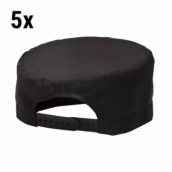 (5 stuks) Koksmuts - zwart