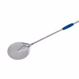 Pala per pizza - AZZURRA - Acciaio inox - Ø23cm - Manico con impugnatura in plastica ergonomica