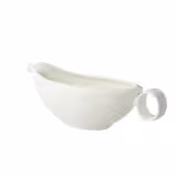 (6 pcs) LUX - Gravy Boat Maastricht - 250ml - 195x85mm - Ivory - Porcelain