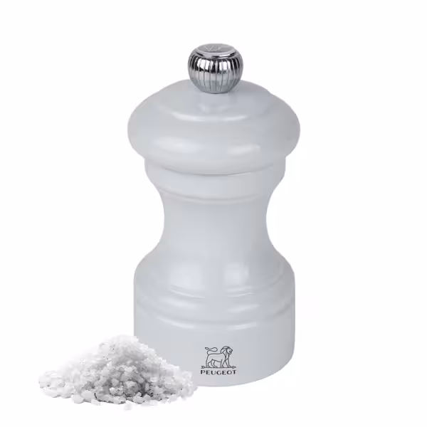 	(6 bucăți) PEUGEOT | BISTRORAMA - Râșniță de sare - Lemn - Gri perlat - Înălțime: 100 mm