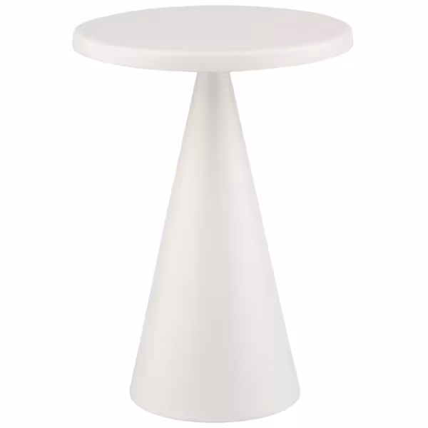 Tafellamp - CONE - oplaadbaar - draadloos - IP54 - dimbaar in 3 standen - Ø130mm - Whisper White