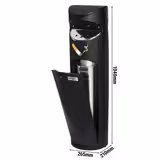 Cendrier sur pied d'extérieur en acier inoxydable