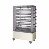 Gas Hähnchengrill - 32 kW - mit 6 Spießen für bis zu 36 Hähnchen