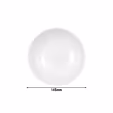 (6 pieces) SELTMANN WEIDEN | Meran Steak & More Flat Plate – Ø 145 mm - White - Porcelain