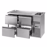 Banco Spillatura Birra - 1550x700mm - 4 Cassetti