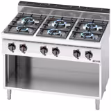 Commercial Gas Hob - 42 kW - 6 Burners - High‑Performance