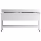 Commercial Pot Sink Table Premium - 1600x700 - Bottom shelf - 2 Bowls